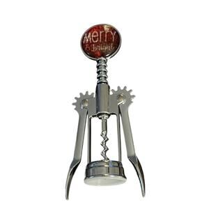 At Home Christmas holiday Winged Corkscrew Barware
